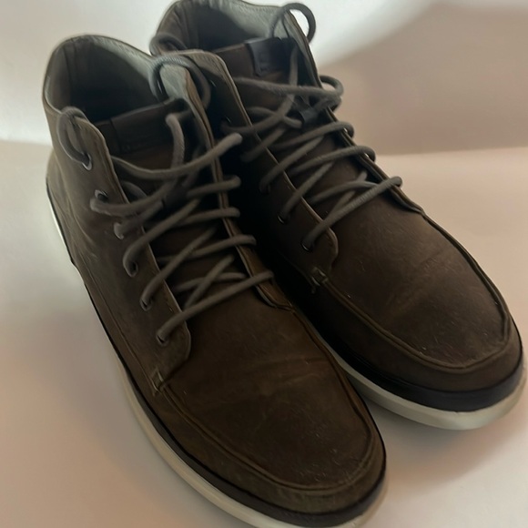 OluKai Other - Olukai Nalukai Kapa Boot Men’s Boots Size 9.5 Black Canvas Ankle Boots